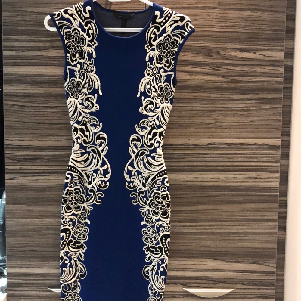 BCBG fitted midi dress